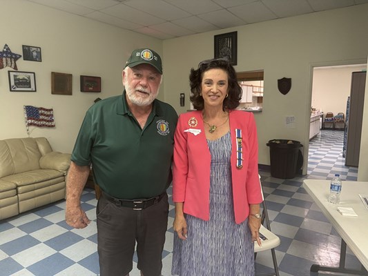 Honorary Partner ceremony for NC VVA Chapter 124 by members of the NC Edward Buncombe Chapter NSDAR.